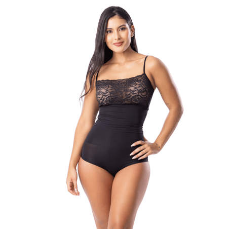 Body moldeador tanga con encaje | Invisible y cómodo
