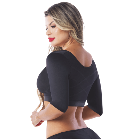 Sujetador Postquirúrgico con Mangas | Compresión y Soporte
