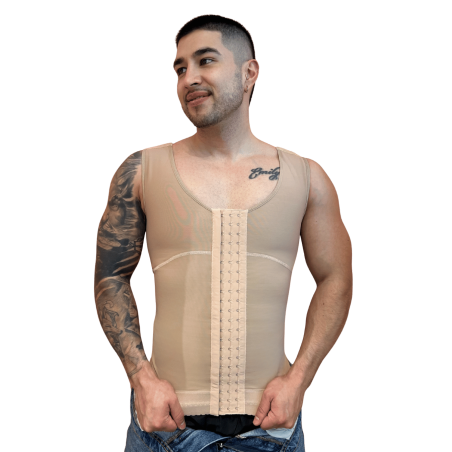 Chaleco faja hombre alta compresión | Moldea y mejora postura