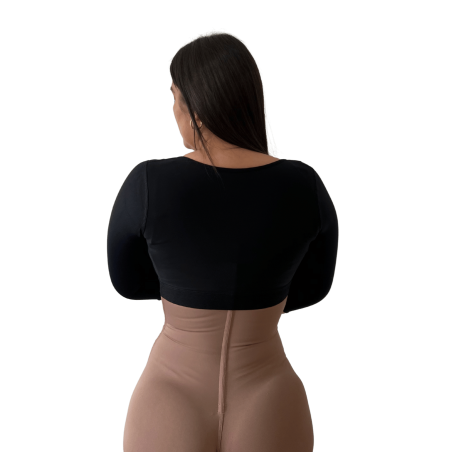 Sujetador Postoperatorio Senos Libres con Mangas | Compresión y Soporte